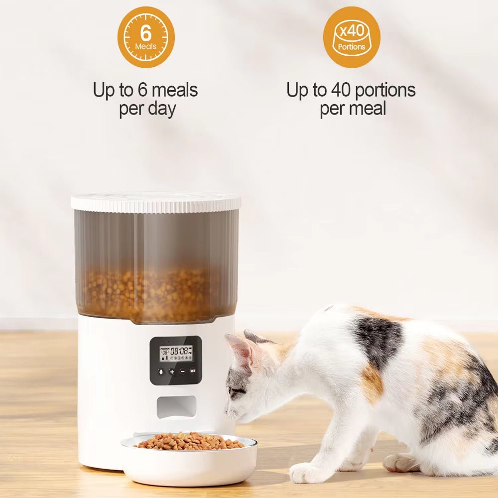 The Furry Feast-o-Matic 4L: Your Pet's Personal Chef and Hydration Station (Because They’re Too Posh to Drink from a Bowl!)