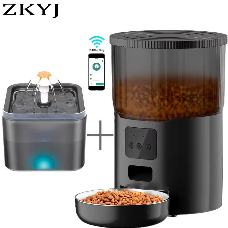 The Furry Feast-o-Matic 4L: Your Pet's Personal Chef and Hydration Station (Because They’re Too Posh to Drink from a Bowl!)